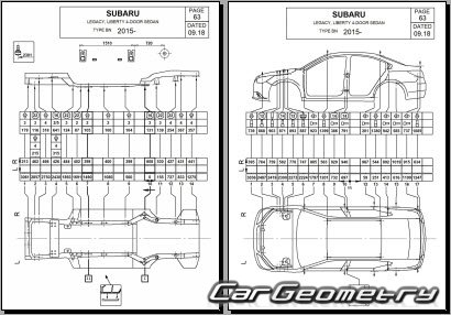 Subaru Legacy & Subaru Outback 2014-2019 Body Repair Manual
