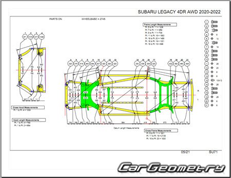 Subaru Legacy & Subaru Outback 2020-2024 Body Repair Manual