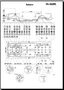Subaru Legacy I 1989-1994 Sedan (BC) & Station Wagon (BJF) Body Repair Manual