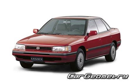 Subaru Legacy I 1989-1994 Sedan (BC) & Station Wagon (BJF) Body Repair Manual