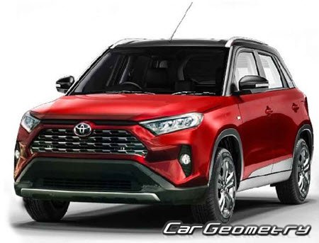 Toyota Urban Cruiser from 2020 Body Repair Manual