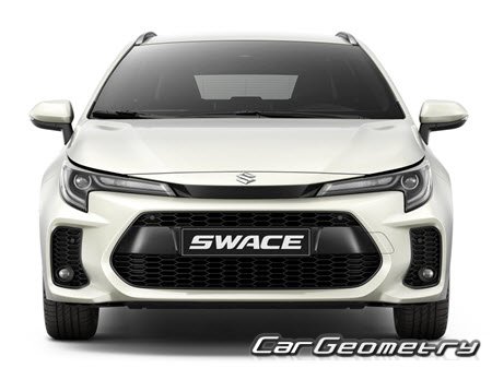 Suzuki Swace 2020-2025 Body dimensions