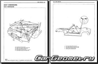 Suzuki Cappuccino (JSA) 1991-1995 Body dimensions