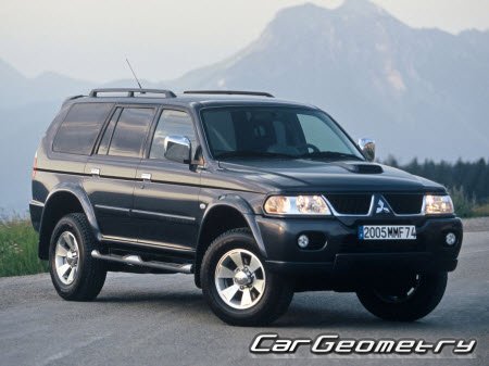 Mitsubishi Pajero Sport & Montero Sport 1999-2008 Body Repair Manual