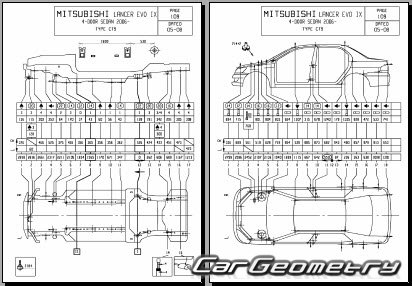 Mitsubishi Lancer Evolution IX 2005–2007 Body Repair Manual
