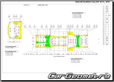 Mitsubishi Galant 1997–2005 (Sedan & Wagon) Body Repair Manual