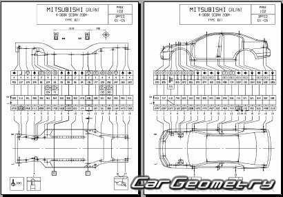 Mitsubishi Galant IX 2004-2012 Body Repair Manual