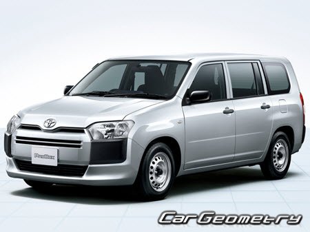 Toyota Probox & Succeed Hybrid from 2018 Body dimensions