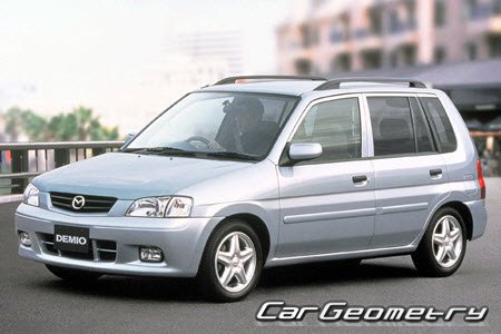 Mazda Demio (DW3W, DW5W) 1997-2002 Body Repair Manual