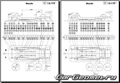 Mazda CX-8 (KG) 2018-2024 (RH AUS Japanese market) Body dimensions