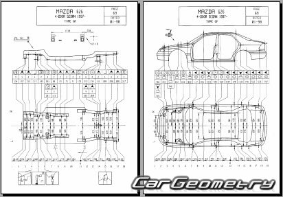 Mazda 626 (GF GW) 1998-2003 Bodyshop Manual