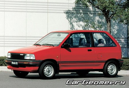 Mazda 121 3-door (DA) 1986–1991 Body Repair Manual