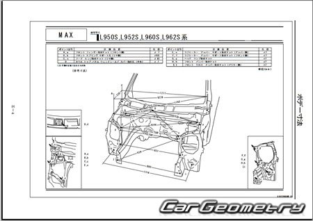 Daihatsu Max 2002-2006 (RH Japanese market) Body Repair Manual