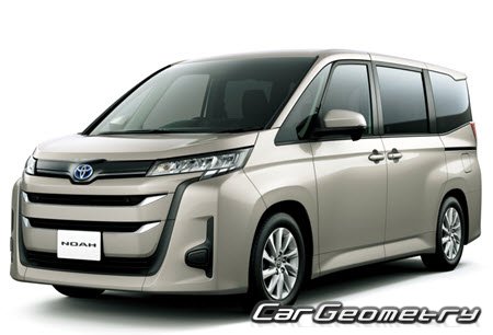 Toyota Noah from 2022 Body dimensions