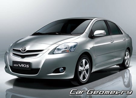 Toyota Vios (XP90) 2007–2013 Body Repair Manual