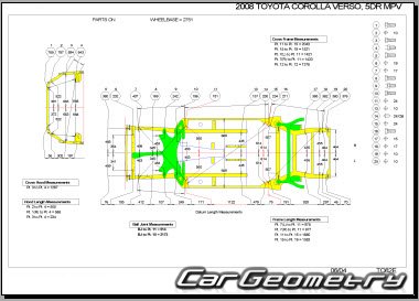 Toyota Corolla Verso 2004–2009 Body Repair Manual