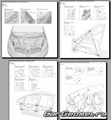 Honda Fit EV (ZA2) 2013-2016 Body dimensions