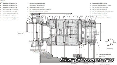 Honda Fit (GK) 2013-2017 Body dimensions