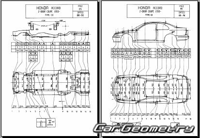 Honda Accord 1994-1997 (Sedan Coupe Wagon) Body Repair Manual