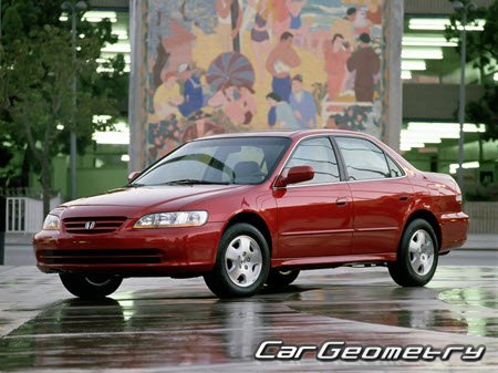 Honda Accord (CG) USA 1998–2002 (Sedan, Coupe) Body Repair Manual