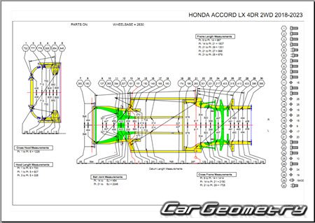 Honda Accord 2018-2023 Body Repair Manual