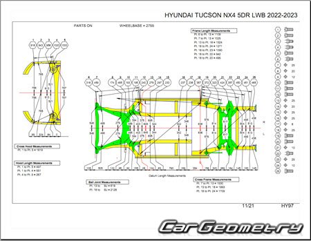 Hyundai Tuscon (NX4) 2021-2027 Body Repair Manual