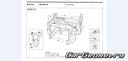 Daihatsu Naked (L750S L760S) 1999-2003 (RH Japanese market) Body dimensions