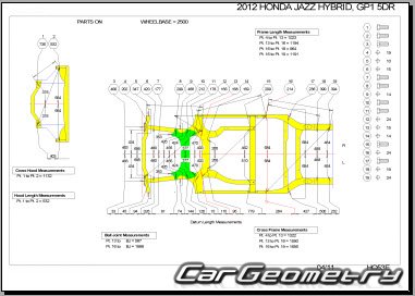 Honda Jazz HYBRID (GP1) 2010-2014 Body Repair Manual