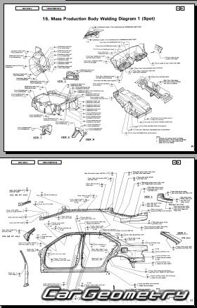 Acura Integra (Sedan) 1985-1989 Body Repair Manual