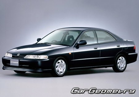 Honda Integra (Sedan, Coupe) 1994-2001 Body dimensions