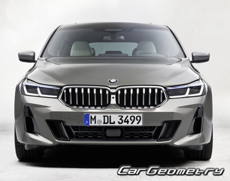 BMW 6 Series Gran Turismo (G32) 2018-2025 Body dimensions