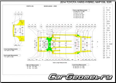 Toyota Yaris HV (NHP130) 2012-2016 Collision Repair Manual