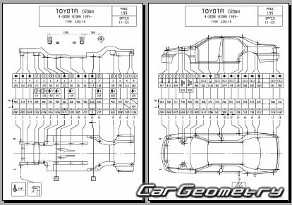 Toyota Crown (JZS17#) 1999-2004 (RH Japanese market) Body Repair Manual