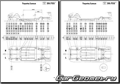 Toyota Allion & Toyota Premio (T260 T265) 2017-2021 (RH Japanese market) Body Repair Manual
