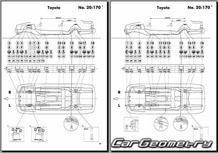 Toyota Century (GZG50) 1997–2017 (RH Japanese market) Collision Repair Manual
