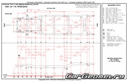 Toyota T100 (RCK10 VCK11 VCK21) 1993-1998 Collision Repair Manual