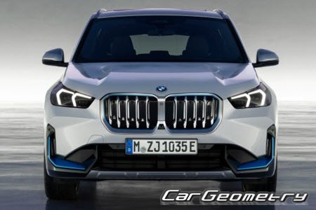 BMW X1 (U11) 2023-2030 Body dimensions