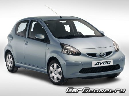 Toyota Aygo (KGB10 WNB10) 2005-2013 Body Repair Manual