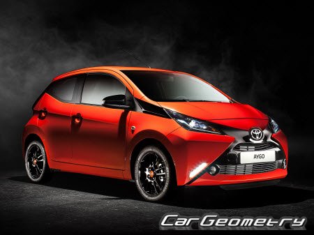 Toyota AYGO II (KGB40 PAB40) 2014-2021 Body Repair Manual