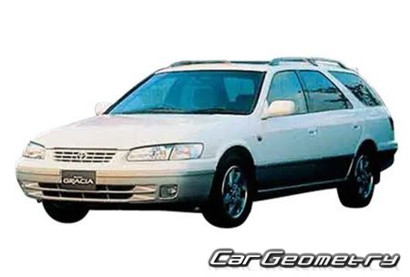 Toyota Camry Gracia (MCV2#, SXV2#) 1996-2001 Body dimensions