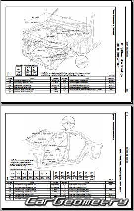 Toyota Camry (SXV10 SXV11 VCV10) 1992-1996 Collision Repair Manual