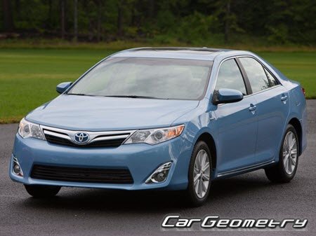 Toyota Camry Hybrid (AVV50) 2012-2015 Body Repair Manual