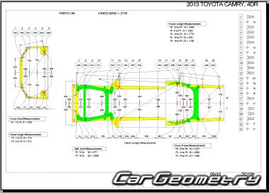 Toyota Camry (ACV50 ASV50 ASV51 GSV50) from 2011 Collision Repair Manual