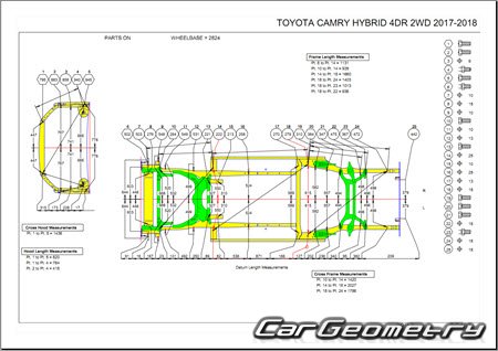 Toyota Camry Hybrid (AXVH70 AXVH71) 2017-2023 Collision Repair Manual