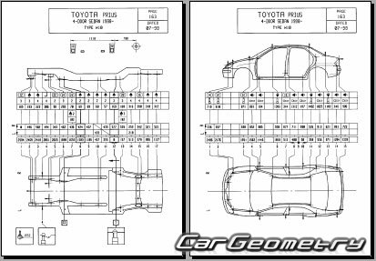 Toyota Prius (NHW11) 1997-2003 Collision Repair Manual