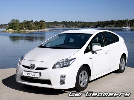 Toyota Prius 3 (ZVW30) 2009–2015 Body Repair Manual