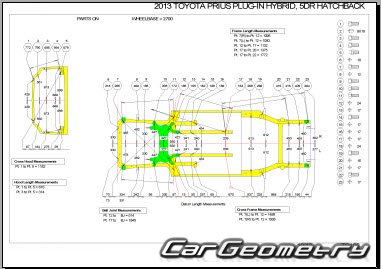 Toyota Prius PHV (ZVW35) 2012-2015 Collision Repair Manual