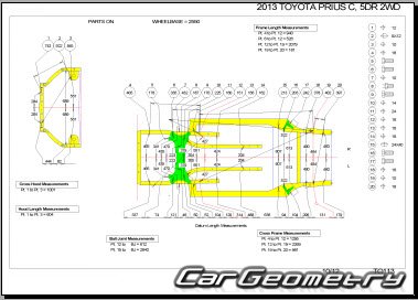 Toyota Prius C (NHP10) 2012-2015 Collision Repair Manual