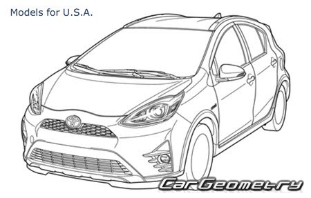 Toyota Prius C (NHP10) 2017-2020 Collision Repair Manual