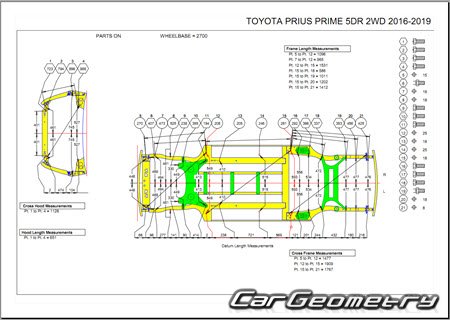 Toyota Prius Prime (ZVW52) 2016-2020 Collision Repair Manual